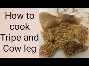 How To Cook Nigerian Cow Leg And Tripe | How To Cook Shaki and Ese Eran #tripe #shaki #cowleg