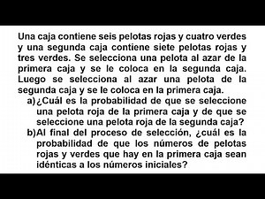 Probabilidad (parte2) - Ejercicio 4 || Probabilidad y Estadística