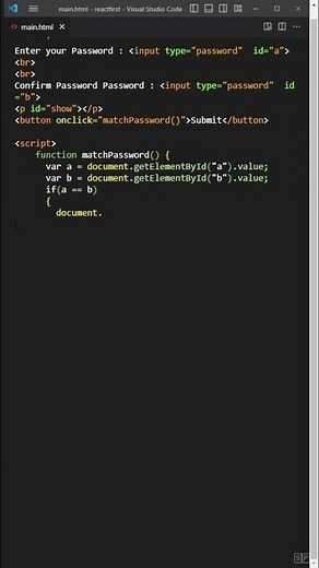 Password Validation In JavaScript | Confirm Password validation In JavaScript | Validate Password