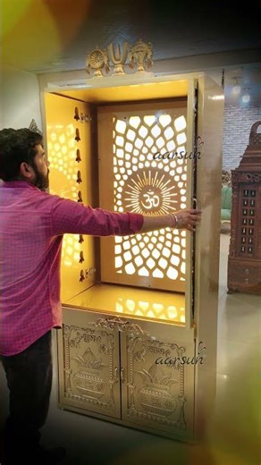 Ashtalakshmi Temple - South Indian Home Temple Design | Ashtalakshmi Mandir Decor Ideas