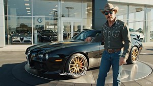 Alfa Intensa in black with gold accents reminds of Smokey and the Bandit | Alfa Romeo and Fiat of Melbourne