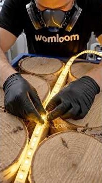 Making a GLOWING Epoxy Resin & Wood Table! 😲
