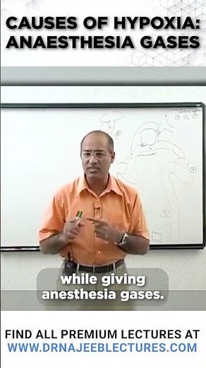 Causes Of Hypoxia Anaesthesia Gases #drnajeeb #drnajeeblectures #shortvideoviral