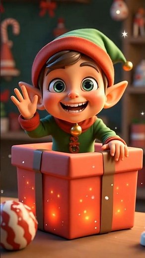 Jingle Joe – The Silly Elf 🎁| Elf Song for Kids | Fun Christmas Song🎄🎅| Fuzzy Hugs! Original #shorts
