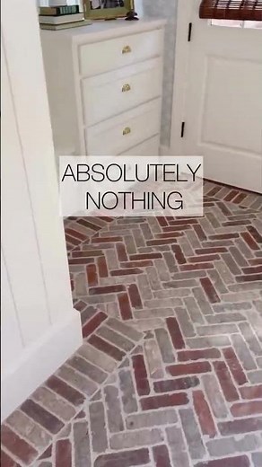 Antique Cobblestone Brick Floor DIY—Running-Bond Magic!