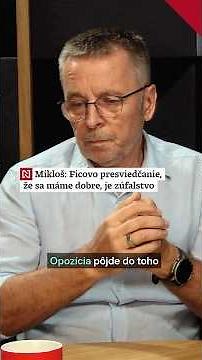 Mikloš: Fico vidí, ako dopadol Orbán v Maďarsku, keď ignoroval domáce problémy, tak skúša niečo iné