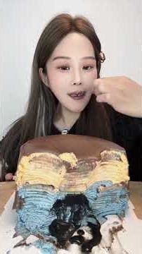 Asmr🍰Eating 🍰The creamiest cake you'll ever taste！