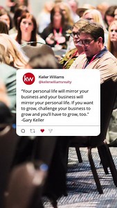 Keep stretching, keep building, and let both sides of your life push you forward. | Keller Williams Realty, LLC