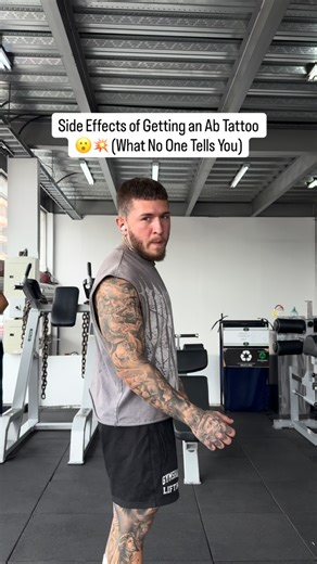 Erick Reynoso on Instagram: "Everyone talks about how insane ab tattoos look… Nobody talks about what comes with them 👇 🔥 1. You become obsessed with staying lean Once it’s there, gaining fat isn’t “whatever” anymore it literally hides your art. 😮‍💨 2. The pain hits different Every breath, every laugh, every cough… Yeah you feel all of it. 📸 3. You can’t relax your core in photos anymore Soft stomach = wasted tattoo. You’re subconsciously flexing 24/7. 🥗 4. Your diet tightens up fast Junk 