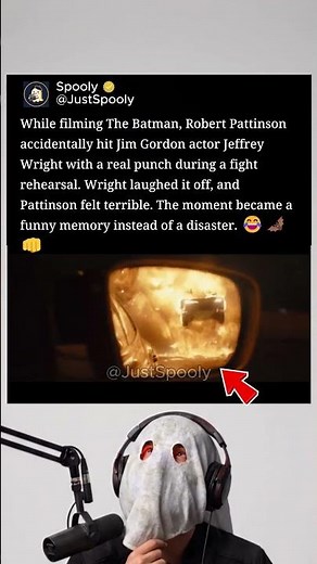 While filming The Batman 2022, Robert Pattins...