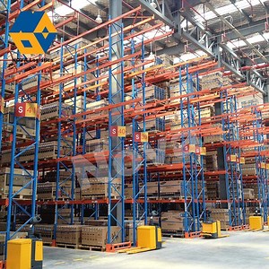 [Hot Item] Professional Design Industrial Adjustable Storage Pallet Racking System Warehouse Storage Shelf Rack Aisle Metal Durable Selective Heavy Duty Pallet Rack