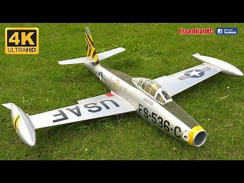 RC Electric REPUBLIC F-84 THUNDERSTREAK EDF JET [*UltraHD and 4K*]