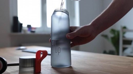 Revolutionary water bottle blasts aromas up nose while you sip