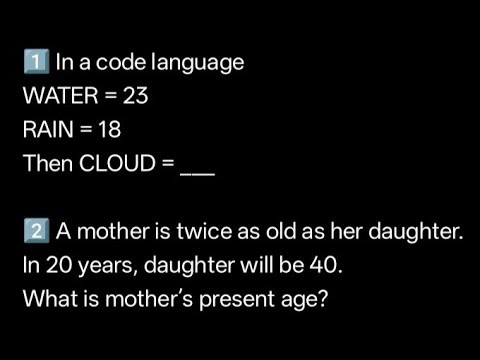 Hard Level Reasoning Practice for Exams 💡 Live Quiz Day 5| Tough Questions