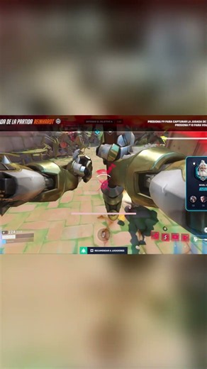 Epic Reinhardt Shield Bash POTG in Overwatch 2! #Overwatch2 #Reinhardt