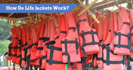 How Do Life Jackets Work? (Inflatable and Foam PFDs) - Kayak Guru
