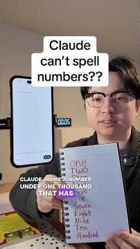 Claude FAILS to spell numbers under 1000 #ai #Claude