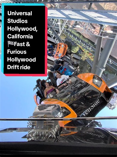Fast & Furious Hollywood Drift ride POV Front Row Dom's Charger — Universal Studios Hollywood