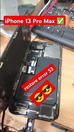 iPhone 13 Pro Max flashing error 53 Fix in 3utools #shorts