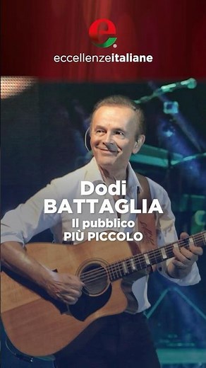 Dodi Battaglia: Il pubblico più piccolo | Eccellenze Italiane