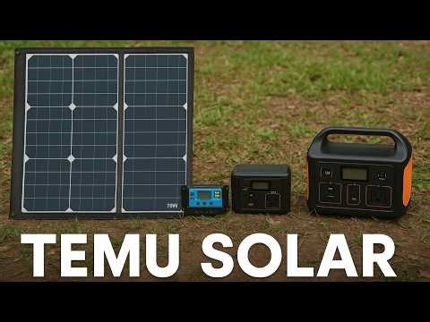 Can TEMU Solar Power Really Work? Cheap Budget Setup Review