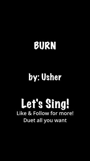 BURN #tiktokkaraoke #foryoupage #singinggaling #singalong #gimmethemic #karaokechallenge #foryoufeed #singalongkangkong #karaokewithlyricsandvoice #videokesongs #longervideos