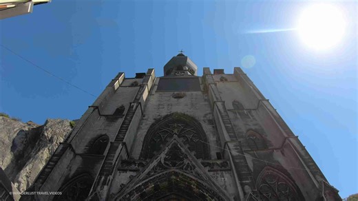 Dinant Town Walk – Riverside Views and Historic Citadel in Belgium (4K)
