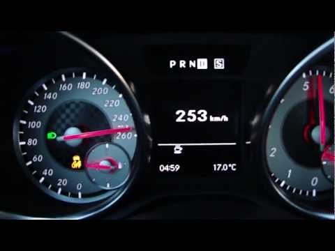 New Mercedes-Benz SLK 250 CGI (R172) - Acceleration 0-254 km/h
