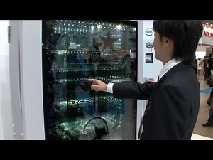 Vending Machine With A Transparent Touchscreen Display