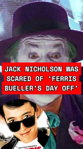 11K views · 48 reactions | Even Jack Nicholson gets scared sometimes #jacknicholson #ferrisbueller #ferrisbuellersdayoff #celebstories | Cracked.com | Facebook