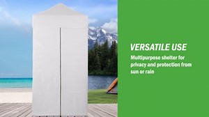 Pop Up Changing Tent - 46.5” Steel Frame Canopy Sun Shelter Pool Cabana, Portable Changing Room, or Privacy Tent for Camping Toilet or Portable Shower - Camping Essentials by Wakeman Outdoors