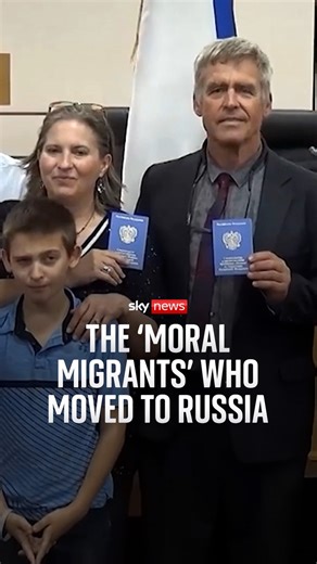 591K views · 11K reactions | Russia says more than 2,000 Westerners have applied to live in the country under a "shared values visa" in the past year. Leo Hare and his family moved from Texas after noticing "a surge in LGBTQ-type policies". https://trib.al/fvwCuWY | Sky News | Facebook