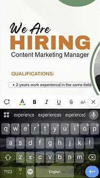 We Are Hiring Poster Design in Canva | Job Vacancy Ad Design Tutorial #designcreator