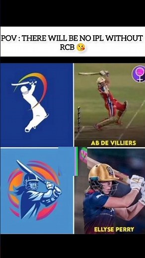 There will be no IPL without RCB 😘✨