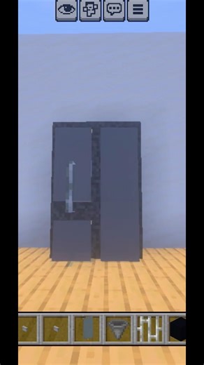 ￼How to make modern fridge in minecraft ￼// how to make modern fridge // #minecraft #shorts