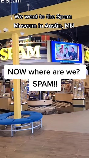 We went to the SPAM Museum in Austin, MN. #spam #austinmn #austin #minnesota #smalltownfinds #smalltown #spammuseum #bellabooslunches #roadtrip #vacation #family #roadsideamerica #wherearewenow #wherearewe #summer #travel #mn