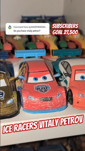 Disney Cars 2 Ice Racers Vitaly Petrov #Cars #Disneycars #Disney #Pixar #Mattel #lightningmcqueen
