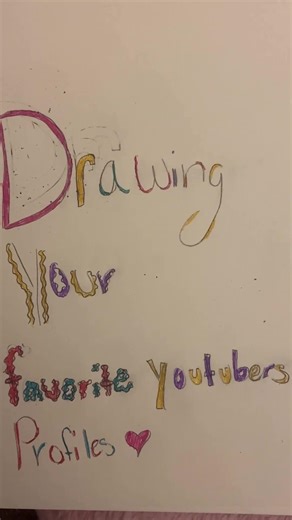Drawing your favorite YouTubers pfp day 1