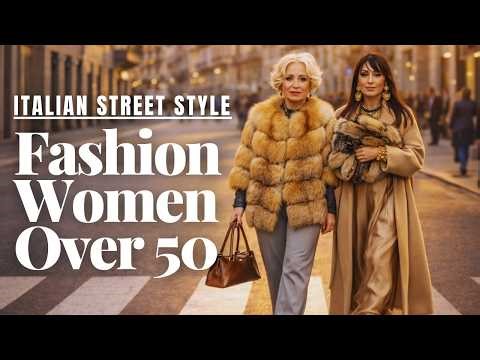 🌟 Italian Fashion for Women Over 50 | Elegant Milan Street Style & Timeless Trends 2026 🌟