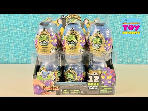 Treasure X Aliens Ooze Slime Sucking Aliens Unboxing Review | PSToyReviews