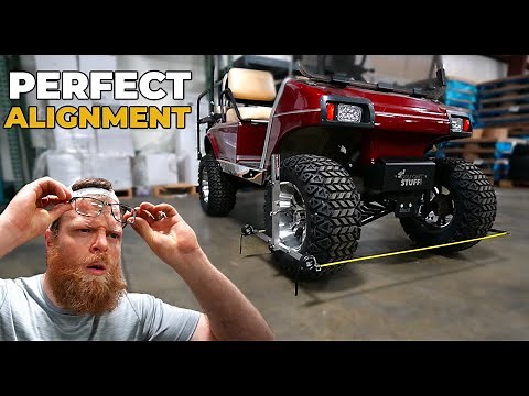 This Golf Cart Alignment Tool is ACCURATE! (QuickTrick Kit)