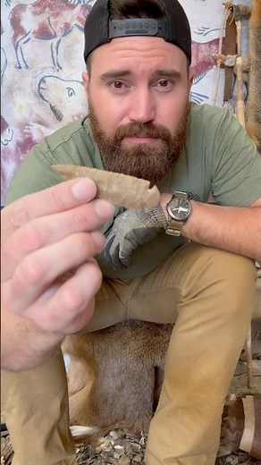 Flint knapping a turtle back #flintknapping