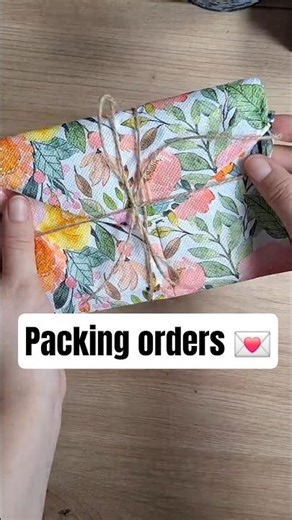 How I Pack Handmade Cards for Orders 💌 #cardmaking