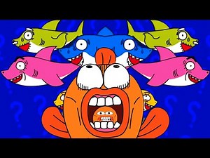 BABY SHARK || Shark Family Scared of Fish??! 😱🐟 | ( Funny Edit Tutorial from capcut × kinemaster)