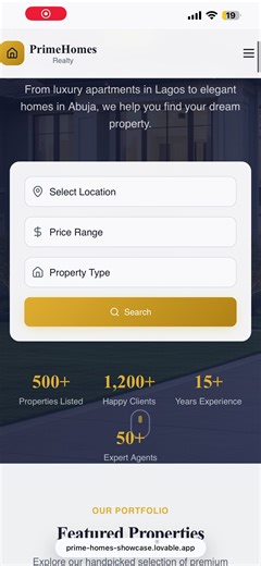 Built a modern real estate website designed to turn visitors into buyers 🏡💻 Need one for your business? Elite Tech Solutions got you covered. #WebDesign #RealEstateTech #EliteTechSolutions