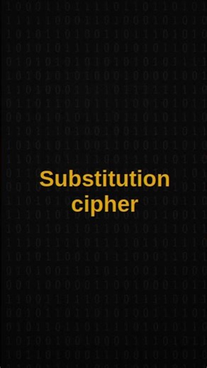 Substitution cipher #computereducation #computer