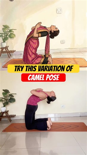 Try this Variation of Ushtrasana #yoga #challenge