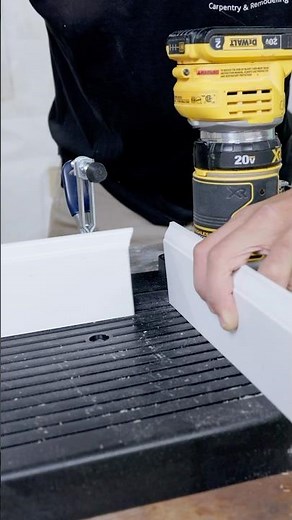 Cope baseboard with ease. #diy #renovation #diyhomeimprovement #remodeling #tools #homeimprovement
