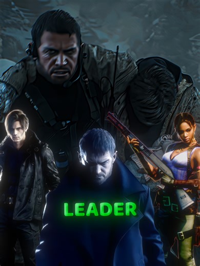 GOAT of Resident Evil🔥 #leonkennedy #chrisredfield#residentevil9 #residentevil #fypp #fyp