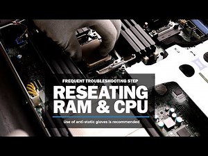 Troubleshooting PowerEdge Servers - Reseating RAM & CPU